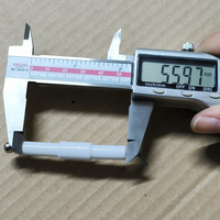 Bougie d'allumage en céramique d'alumine 7,5x55,6mm 2mm, électrode d'allumage pour brûleur à gaz, four, gril, appareils électroménagers