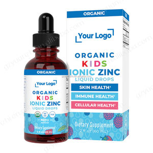 Suplementos orgánicos de la función inmune de los niños de Venta caliente Gotas líquidas de <span class=keywords><strong>zinc</strong></span> iónico en delicioso sabor a bayas - Product Image 1