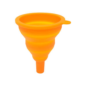 Yonci funil telescópico de silicone portátil, dobrável, para uso doméstico, mini funil dobrável de silicone - Product Image 5