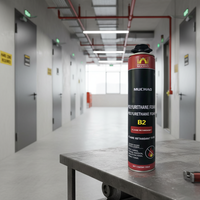 MU CHAO A22 900g 750ML B2 Mousse de polyuréthane ignifuge blanche monocomposant : Remplissage ignifuge pour l'ingénierie
