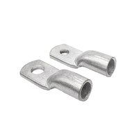 Cossière tubulaire en cuivre étamé JG70-10 à trou unique, borne de compression pour appareillage de commutation et distribution d'énergie