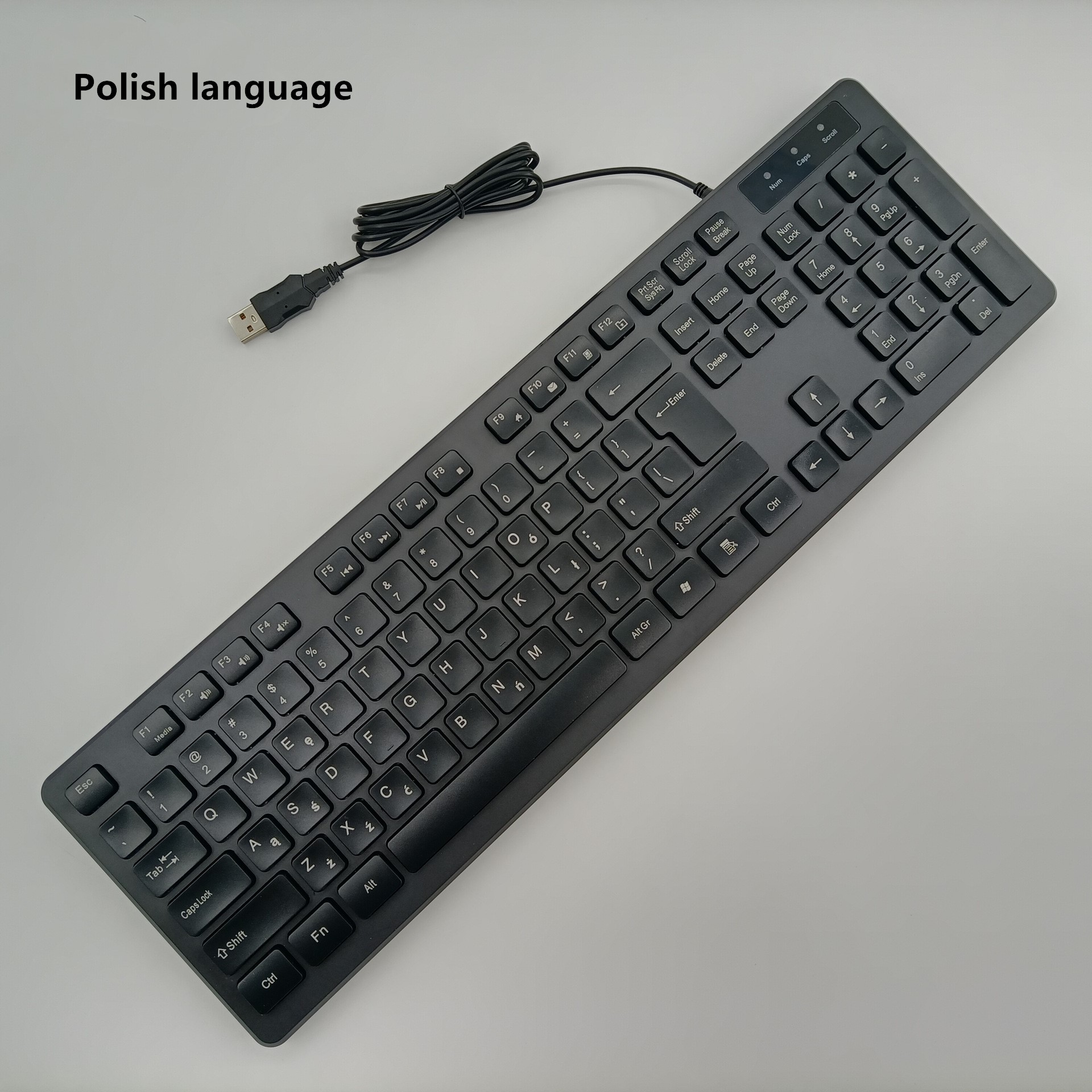 Langue polonaise Noir