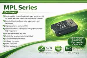 Condensateur en polymère d'aluminium solide MAN YUE SMD pour la gestion de l'alimentation de la carte mère MPL227M0DG19TRX0 220uF 2V ESR9 -55~+105 - Product Image 4