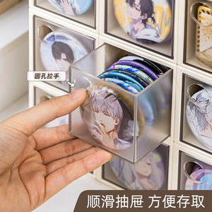 Transparent Stackable Storage Box With Lid Desktop Organizer Display Case For Figurines And Small Items - Product Image 4
