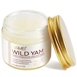 ELAIMEI Private Label Nourishes Rejuvenates Skin Anti Inflammatory 60g Women Hormone Organic Wild Yam Root Cream