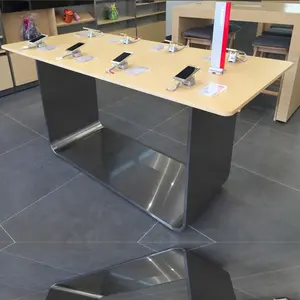 Modern cep telefonu mağazası ekran masa cep telefonu aksesuarları mağaza müşteri sayacı tasarım ve özel dijital ürünler için