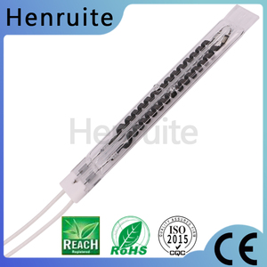 Elemento Calefactor Infrarrojo de Fibra de Carbono Transparente de Doble Tubo de 220 mm y 1000 W para Tostador de Café - Product Image 4