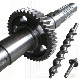 Fabricants de services de production personnalisés en usine Arbre d'engrenage à vis d'entraînement d'hélice en acier de précision de haute qualité - Product Image 1