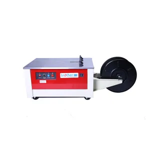 Semi Automatic Fully Electric Drive PP Belt Bundle Banding Box Paper Carton Small Strapping Machine Plastic Packaging Material