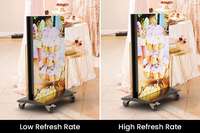 Écran d'affichage numérique LED pliable King Sightled P2.5 pour publicité intérieure mobile, idéal pour les magasins et les entreprises