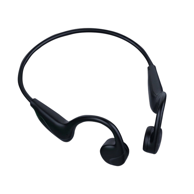 For V6.0 Wireless Bone Conduction Neckband Sports Headphones IPX5 Waterproof Open-Ear ENC Noise Cancelling Earphones