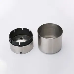 No Ash Leakage Ashtray For Car Cheap Stainless Steel Custom Car Ashtray