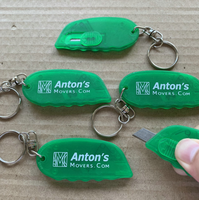Abrecartas Portátil con Logotipo Personalizado / Mini Cuchillo con Anillo para Llaves para Regalo Promocional