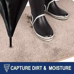 Zerbino lavabile a macchina antiscivolo, tappetino porta d'ingresso con assorbanza d'acqua 50x80cm - Product Image 3