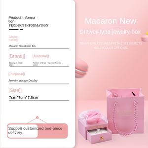 กล่องของขวัญ<span class=keywords><strong>วาเลนไทน์</strong></span>สุดสร้างสรรค์พร้อมกระเป๋าถือกล่องของขวัญแบบลิ้นชักชั้นเดียวลายดอกกุหลาบใหญ่ที่เก็บรักษาไว้ - Product Image 3