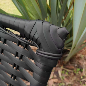 Kit d'extérieur 2 chaises longues inclinables en alliage d'aluminium, chaise de plage (<span class=keywords><strong>noir</strong></span>) - Product Image 4