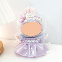 Ensemble de robe de mariée pour poupée de 17 cm, chapeau Bubu, accessoires de cheveux en perles, costume de mariée pour poupée de 17 cm, vente en gros