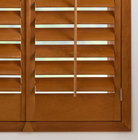 Volets en bois véritable pour fenêtres, prix d'usine en gros, volets intérieurs pare-soleil en bois de Paulownia et tilleul pour projets