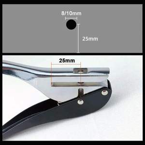 Herramienta de perforación de bisel plano para carpintería, alicates para cantos con orificio para tornillo de 8 mm, brocas para orificios circulares, ODM OEM OBM DIY, 1 año de garantía, fabricado en China - Product Image 3