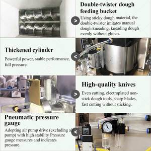 Bánh <span class=keywords><strong>Pizza</strong></span> đông lạnh làm cho hoàn toàn tự động cơ sở Maker làm hình thành máy cựu sản xuất cán dòng - Product Image 3