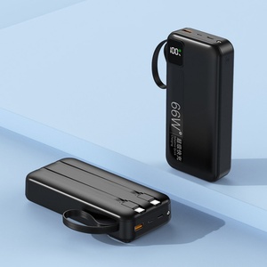 Nuevo Diseño PD20W Banco de Energía Portátil de Gran Capacidad 10000mah 30000mah con Cables Integrados para Teléfono - Product Image 6