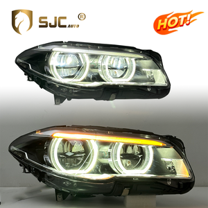 Ricambio Auto SJC Sistema di Fari Modificati Stile F10 per <span class=keywords><strong>BMW</strong></span> Serie 5 2010-2017 F10 F18 520 523 528 <span class=keywords><strong>530</strong></span> 535Li Gruppo Faro - Product Image 1
