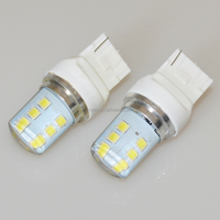 Ampoule de voiture clignotante blanche, rouge, jaune, bleue, stroboscopique T20 7440 12 LED, feu de signalisation 12SMD, feu arrière, clignotant, marche arrière, feu de freinage 7440