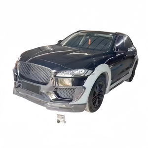 2015-2020 para <span class=keywords><strong>Jaguar</strong></span> Kit de carrocería de fibra de carbono estilo LUMA guardabarros anchos difusor delantero faldones laterales alerón trasero parachoques de coche todo - Product Image 6