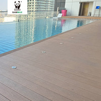 Plancher composite de jardin, deuxième génération, planche de terrasse WPC, co-extrusion solide, 140x21mm, terrasse extérieure