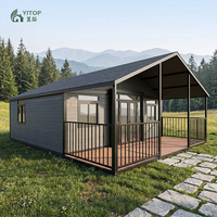 Casa Contenedor Expandible Prefabricada Personalizada de 40, 20 y 30 Pies, Venta de Casas Prefabricadas de Dos Dormitorios