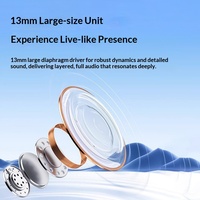 Casque Caché X55 pour Affichage Numérique Sans Fil 5.4 Réduction Active du Bruit Mini Casque pour Dormir sur le Côté