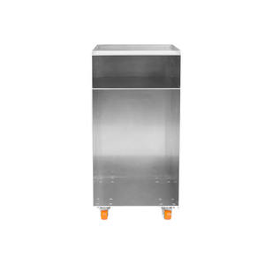 طاولة جانبية متحركة من الألومنيوم HC مع عجلات، طاولة خفيفة الوزن قابلة للتحريك، أثاث معدني مخصص حسب الطلب طراز HC-C - Product Image 1