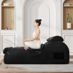 Silla de Yoga Extra Grande Rellena de Espuma de Alta Densidad, Chaise Longue para Dormitorio, Herramienta de Soporte para Yoga, Estiramiento, Pilates y Reformers - Product Image 3