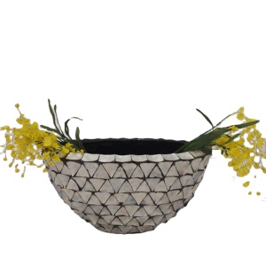 Florero con incrustaciones de perlas para madre, maceta de alta calidad especial para decoración, arreglo de flores, venta al por mayor - Product Image 1