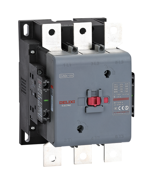 Original CJX2s AC Contactors 185A 3P 220V DELIXI 2NO+2NC