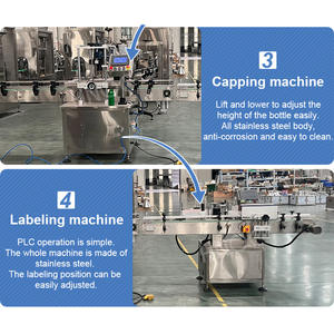 HNOC embotellado de <span class=keywords><strong>alcohol</strong></span> 6 cabezas cerveza vino botella de vidrio llenado de champán máquina de llenado - Product Image 4