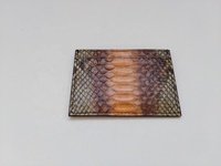 Luxe artisanat hotsale véritable porte-cartes en cuir d'autruche, peau d'autruche véritable titulaire de la carte portefeuille