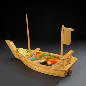 Bateau à <span class=keywords><strong>sushi</strong></span> en bois écologique pour <span class=keywords><strong>sushi</strong></span> pour restaurant ou service de traiteur - Product Image 4