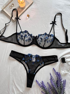 Bra lette Lace Langery Korsett Lengery Durchsichtiges neues Design Sexy Girl Wear BH Set England Hot Sex Girl Dessous - Product Image 3