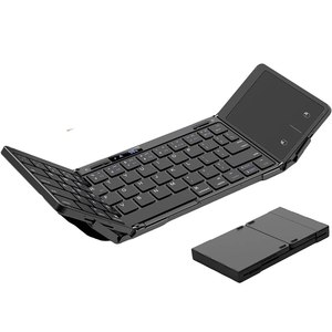 New Alloy Wireless Foldable <b>Keyboard</b> Touchpad Numeric Pad Battery Level Display USB Type-C Full Size Ergonomic Design for laptop - Product Image 1