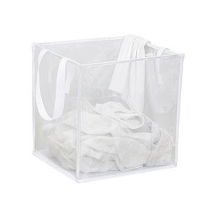 Transparent Mesh Household Bathroom Laundry <b>Basket</b> - Product Image 1