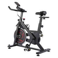 Vélo de spinning intelligent unisexe avec cadre en acier, volant d'inertie de 6 kg, pour salle de sport intérieure, qualité OEM supérieure