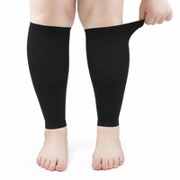 Manchon de compression du mollet pour hommes et femmes, chaussettes de compression sans pied 20-30 mmHg pour les gonflements, les périostites tibiales et les varices