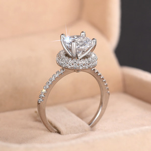 Anello geometrico romantico per donna, elegante gioiello da dito alla moda - Product Image 4