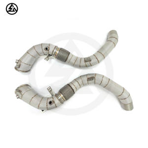 Mañana envío CSZ M5 F90 Downpipe para BMW M5 F90 S63 4,4 T Sport Downpipe con sistema de escape de protección térmica - Product Image 2