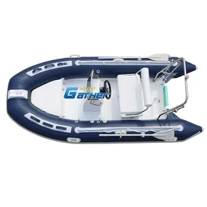 Verzamelen Nieuw Gemaakt In China Groothandel Max 5 Persoons Rib 360 B Donkerblauwe Groezelige Boot Snoekbaars Te Koop