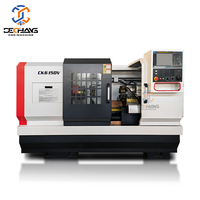 Torno CNC de Metal Profesional CK6150V, Eje Único de 82 mm, Alto Torque, Horizontal, de Servicio Pesado, Control GSK, Bancada Plana