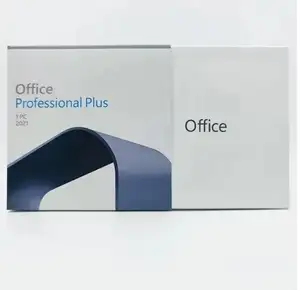 Office 2021 Professional Plus / Office 2021 Pro Plus תיבת ללא מדיה חבילה מלאה הפעלה מקוונת של מפתח כריכה