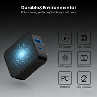 Chargeur pliable Tommox 45W avec prise EU KR, chargeur rapide USB-C pour téléphone, vente en gros de chargeurs USB-C pour iPhone Samsung