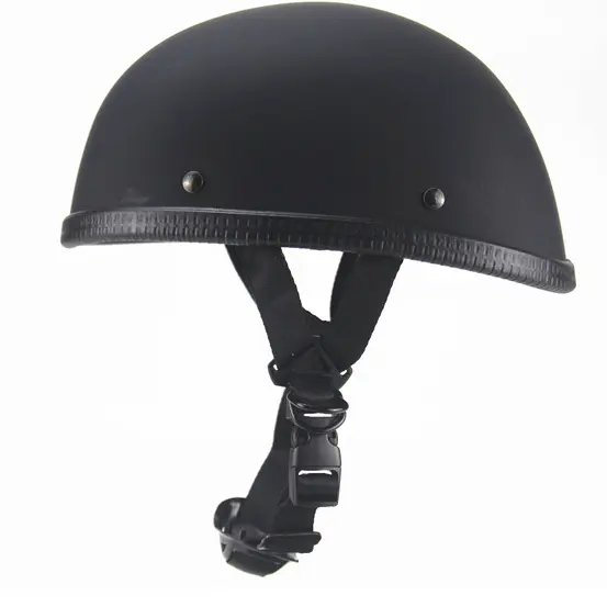 Beanie Eagle Novelty Flat Black Helmet for Biker